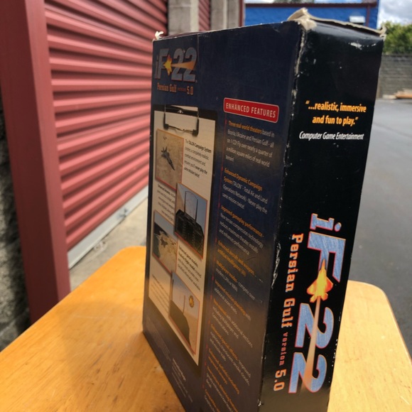 New iF-22 Persian Gulf Version 5.0 Flight Simulation (1998) Win95 PC CD-Rom - Picture 4 of 9